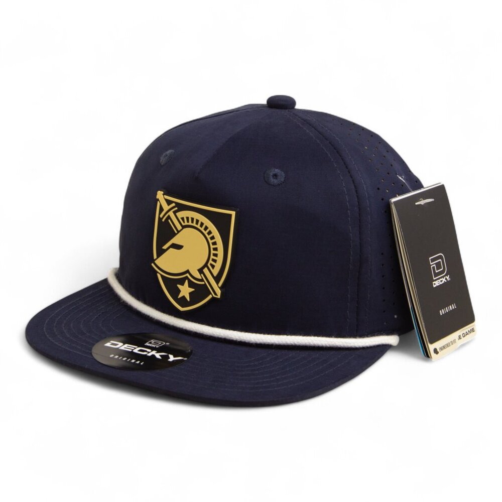 Army Black Knights 3D Perforated Rope Hat- Navy/ White